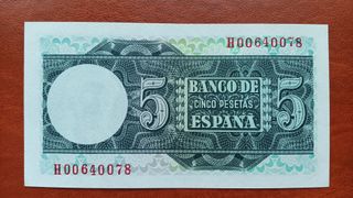 Billete 5 Pesetas 1948 Banco de España SC