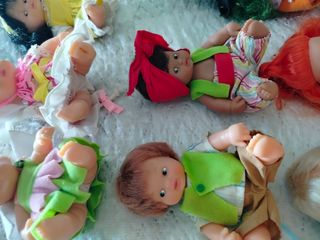 Lote 9 Muñecas Barriguitas
