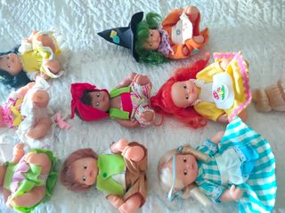 Lote 9 Muñecas Barriguitas