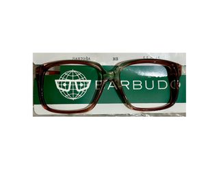 Gafas Vintage Barbudo Unisex Marrón/Verde