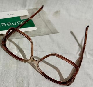Gafas Vintage Barbudo Unisex Marrón/Verde