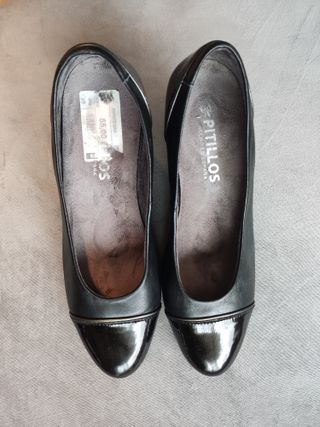 Zapatos de salón Pitillos negros talla 39