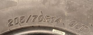 Neumáticos 205/70 R14 98T