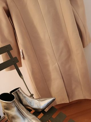 Abrigo oversize camel