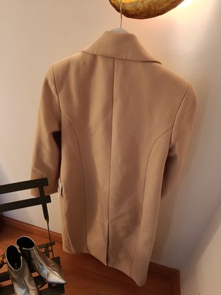 Abrigo oversize camel