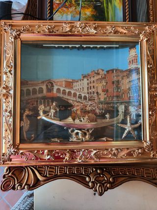 Quadro 3D Vintage Venezia