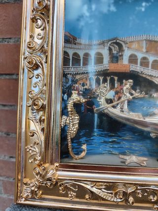 Quadro 3D Vintage Venezia