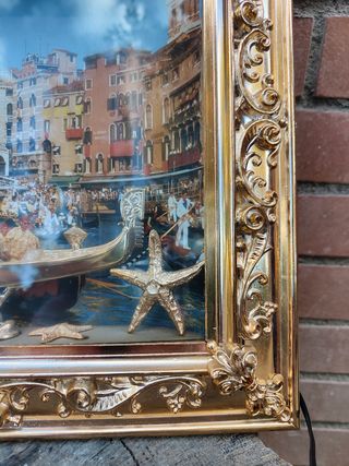 Quadro 3D Vintage Venezia