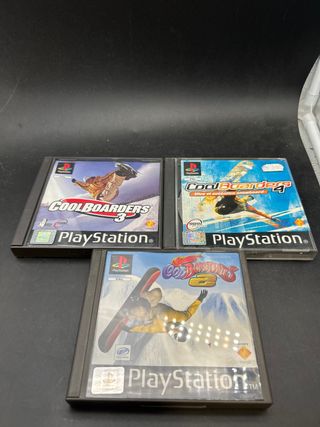 Lote 3 Juegos PlayStation Cool Boarders 2, 3, 4