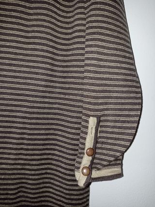 Vestido Zara rayas cuello alto