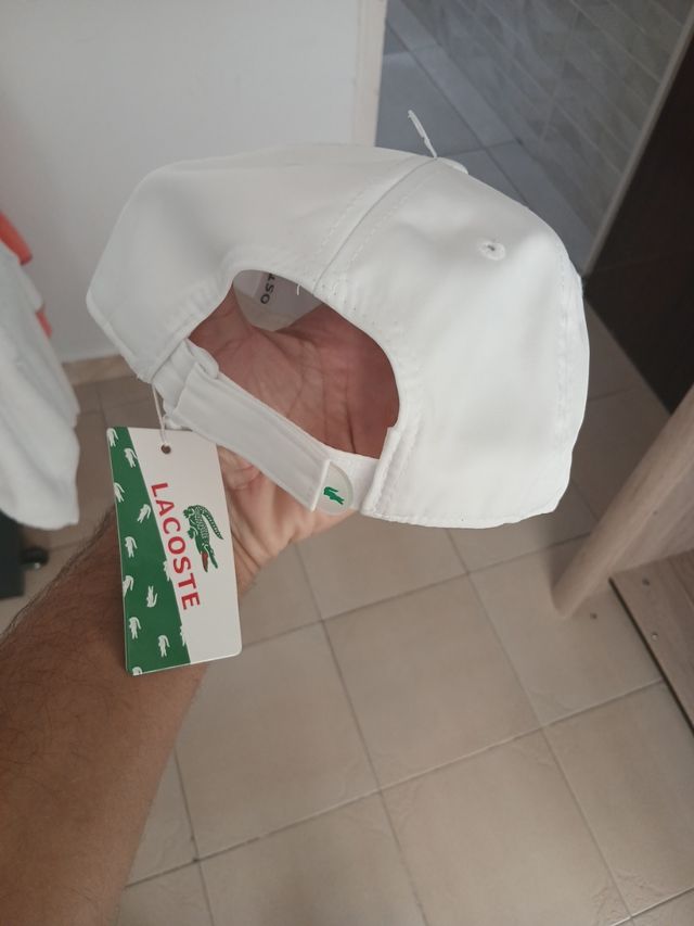 Gorra Lacoste Blanca