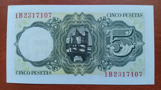 Billete 5 Pesetas 1951, SC RIGUROSO, PLANCHA!!