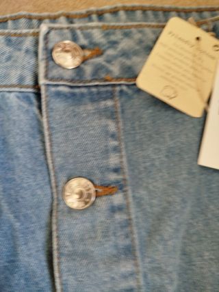 Falda vaquera botones mujer Talla L