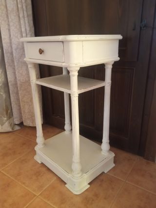 Mueble auxiliar blanco madera