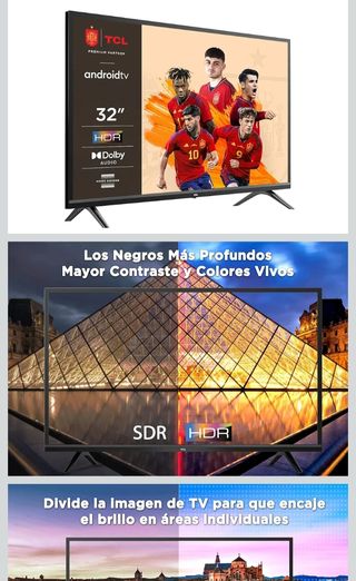 Televisión Smart TV TCL 32 HD Android  