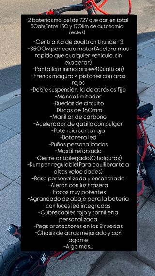 Patinete Eléctrico Competición Oferta limitada!