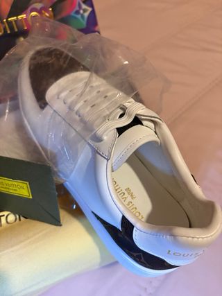 Zapatillas Louis Vuitton Blancas y Marrones
