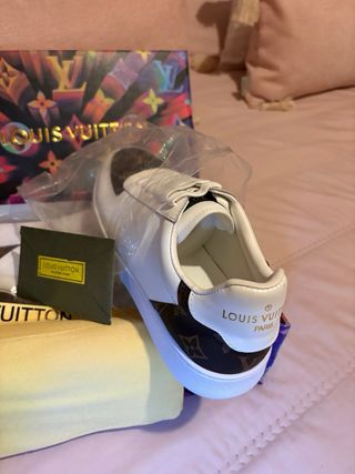 Zapatillas Louis Vuitton Blancas y Marrones
