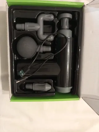 Pistola de Masaje Portátil 4 Cabezales