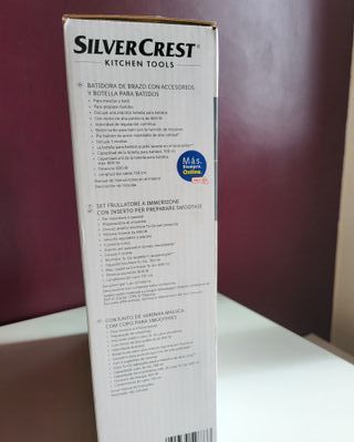 Batidora Silvercrest 600W 2 en 1 con Accesorios