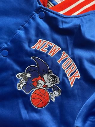 Chaqueta Mitchell & Ness Knicks Satinada Talla S