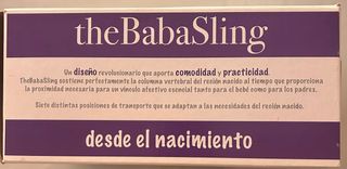 Portabebés tejido negro