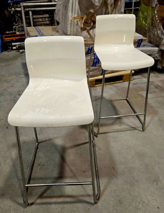 Taburete Alto Blanco