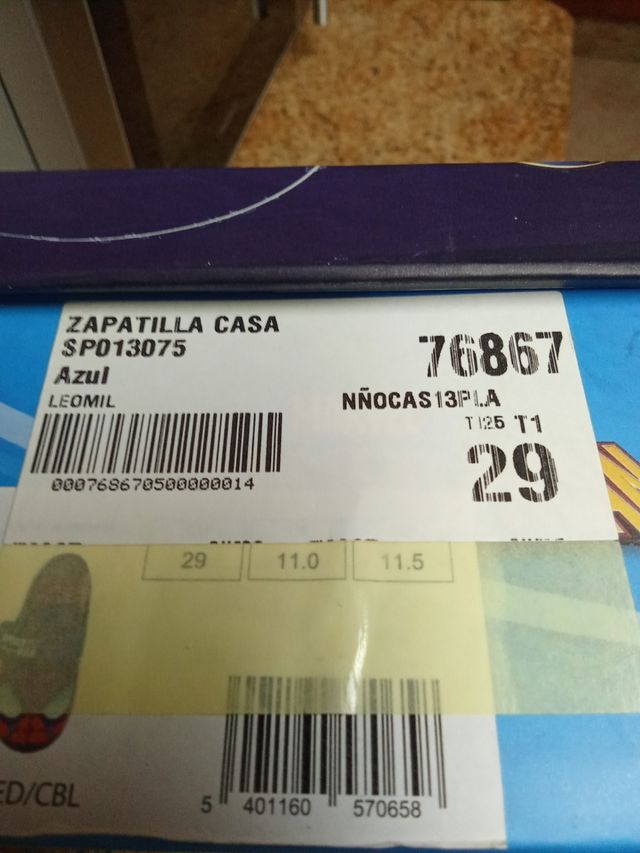 Zapatillas Casa Spiderman Niño Talla
29