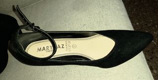Zapatos Mary Paz ante negro talla 37
