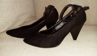 Zapatos Mary Paz ante negro talla 37