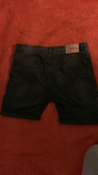Pantalones cortos negros vestir