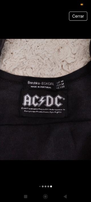 Body ACDC Mujer Stiff Upper Lip