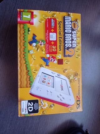 Nintendo 2DS Blanca + 3 Juegos