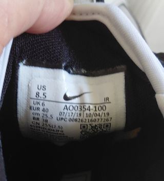 Zapatillas Nike Zoom 2K Blancas y Negras