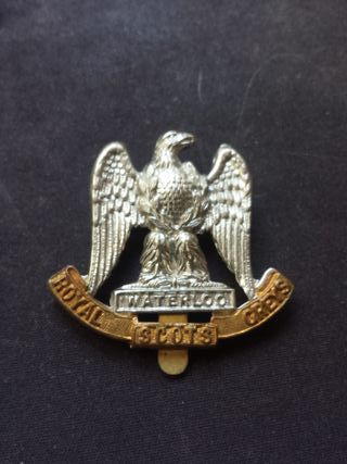 Insignia Gorra Militar Británica Royal Scots