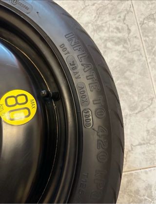 Rueda de repuesto temporal 80 km/h