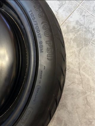 Rueda de repuesto temporal 80 km/h