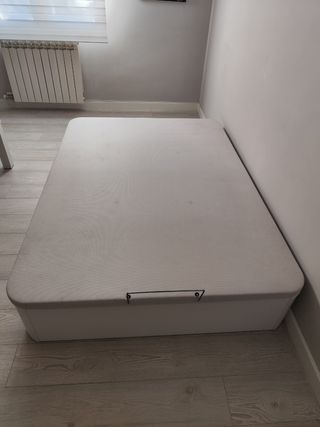 Canapé abatible 135cm gris claro
