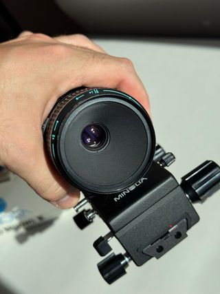 Minolta Macro 100mm f/4 + Auto Bellows III