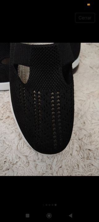Zapatilla playera ligera negra
