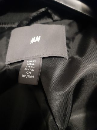 Bomber H&M Uomo Nera Taglia xl