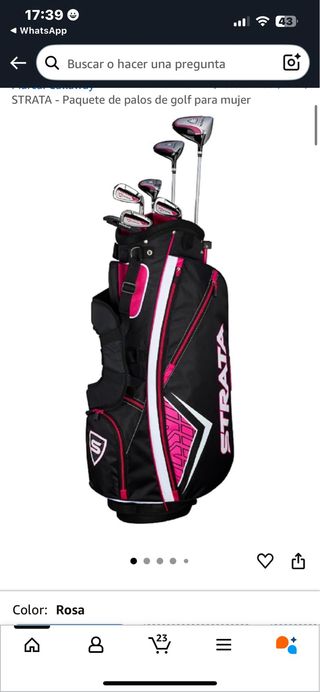 Set Palos Golf STRATA (6 palos) sin usar