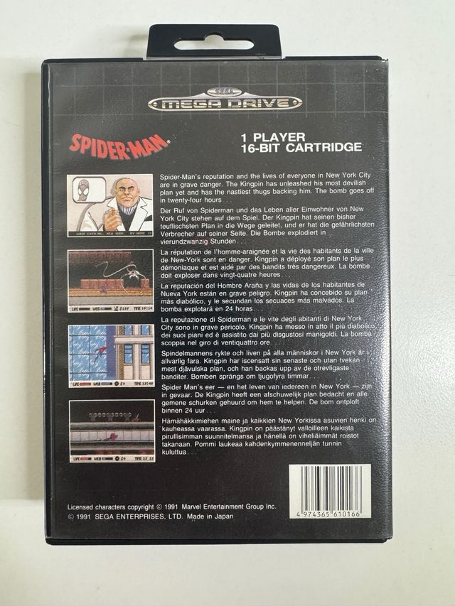 Spider-Man Mega Drive Sega