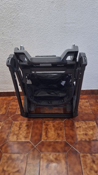Capazo/Carrito Bebé Gris y Blanco