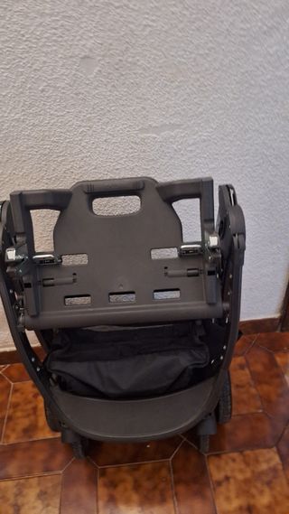 Capazo/Carrito Bebé Gris y Blanco