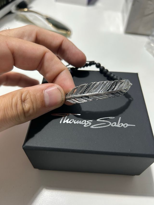Pulsera Pluma Plata Thomas Sabo Unisex