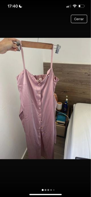 Vestido Nanushka Rosa/lila nuevo. me costó 130