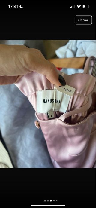 Vestido Nanushka Rosa/lila nuevo. me costó 130