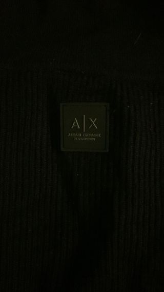 Sudadera Armani Negra Cremallera Nueva
