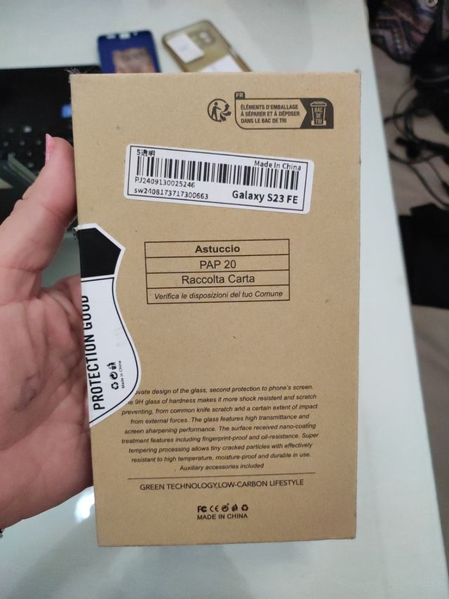 Galaxi S 23 fe Protector de pantalla para móvil